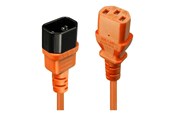 Stromkabel (Extern) - Lindy - power extension cable - power IEC 60320 C13 to IEC 60320 C14 - 1 m - 30474