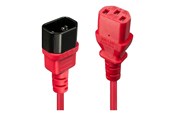 Stromkabel (Extern) - Lindy - power extension cable - power IEC 60320 C13 to IEC 60320 C14 - 50 cm - 30476