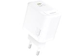 Handys - Adapter und Ladegeräte - Dudao A28 45W GaN USB-C Wall Charger - White - 6976625334247