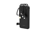 Powerbank (Akku) - Dudao K11 10000mAh Powerbank with Built-in Cables - Black Powerbank (Akku) - schwarz - 10000 mAh - 6977196681853