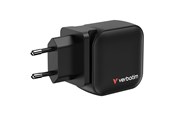 Handys - Adapter und Ladegeräte - Verbatim Mini GaN Charger 70W 3 Port US plug with EU and UK adaptors - 32229