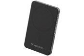 Powerbank (Akku) - Verbatim Charge 'n' Go Essentials wireless power bank - magnetic - 24 pin USB-C - 20 Watt Powerbank (Akku) - schwarz - 5000 mAh - 32225