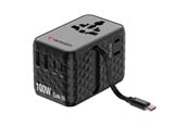 Handys - Adapter und Ladegeräte - Verbatim Charge ’n’ Travel 100W Travel Adapter w/ Cable Bla - 30191