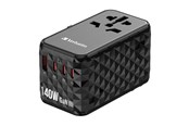 Handys - Adapter und Ladegeräte - Verbatim UTA-10 power adapter - GaN III universal - 3 x USB-C USB - 140 Watt - 32125