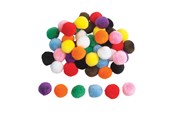 Kunst & Handwerk Ausstattung - Colorations - Colored Pompoms 5cm 50pcs. - CHLGPOMS