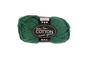 Garn & Zubehör - Creativ Company - Cotton yarn Size 8/8 L: 80-85 M Dark green - 50gr. - 461290