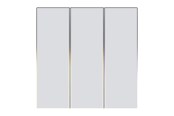 Smart-Home - Avatto Touch ZigBee Light Switch Triple TUYA - TS60-EU-W3 - White - ZTS60-EU-W3