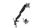 Monitorhalterung - Gembird Adjustable desk display mounting arm with USB ports 1-display 17"-32" - MA-DA1U-01