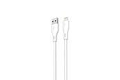 USB Kabel - Dudao USB / Lightning 3A 1m white cable (L2L 1m white) - 6970379613849