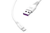 USB Kabel - Dudao cable USB / USB Type C 5A cable 2m white (L2T 2m white) - 6970379614785
