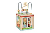 Baby Spielzeug - Small Foot - Wooden Motor Skills Cube - Jungle Friends - 12765