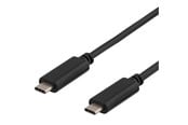 USB Kabel - Deltaco USBC-1053 - USB-C cable - 24 pin USB-C to 24 pin USB-C - 50 cm - USBC-1053