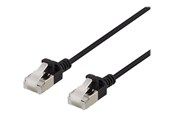 Netzwerk - Kabel - Deltaco patch cable - 1 m - black - Schwarz - 1meter - UFTP-1027