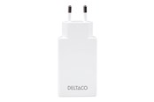 Handys - Adapter und Ladegeräte - Deltaco power adapter - slim - 2 x USB-C - 67 Watt - USBC-AC201