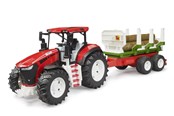 Spielzeugauto - Bruder ROADMAX Tractor with Forestry trailer and 3 trunks - BR3453