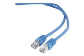Netzwerk - Kabel - Gembird patch cable - 1 m - blue - Blau - 1m - PP6-1M/B