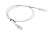 Netzwerk - Kabel - Lanberg patch cable - 1 m - grey RAL 7035 - Grau - 1m - PCU5-10CC-0100-S