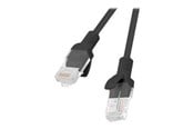 Netzwerk - Kabel - Lanberg patch cable - 25 cm - black RAL 9004 - Schwarz - 0.25m - PCU5-10CC-0025-BK