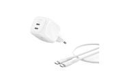 Handys - Adapter und Ladegeräte - Belkin BoostCharge 67W Dual USB-C PD Wall Charger w PPS WHT w 2m USB-C-C  Cable - WCH020KQ2MWH-B6
