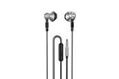 Kopfhörer/Headsets - Dudao Metal Wired Earbuds 3.5mm Mini Jack Gray (X2C-Gray) - 6973687241414