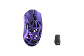 Maus - WLMouse Beast X Max (Solid Side + Omron) / Wireless 8K / Magnesium - Gaming Maus (Lila) - MAX-Purple-O-SHIXIN