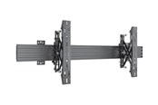 Wandhalterungen, AV-Halterungen & AV-Möbel - Multibrackets MBW1U 1000 mounting kit - adjustable single side - for flat panel - black - Max 40 kg - recommended for 98" - 7340234810703