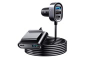 Handys - Adapter und Ladegeräte - Joyroom car charger 2xPD + 2xQC3.0 72W 1.5m black (JR-CL05) - 6941237153173