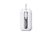 Powerbank (Akku) - Joyroom mini powerbank 10000mAh Colorful Series 22.5W with 2 built-in USB C and Lightning cables white (JR-L012) Powerbank (Akku) - Weiß - 10000 mAh - 6956116701741
