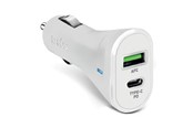 Handys - Adapter und Ladegeräte - SBS 20W Car Charger - White - TECRPD20W