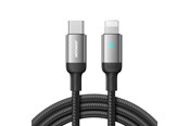 USB Kabel - Joyroom Extraordinary Series A10 Lightning / USB-C PD 20W cable 1.2 m - black - 6956116720018