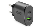 Handys - Adapter und Ladegeräte - SBS 25W Charger - Black - TETRPD25W