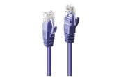 Netzwerk - Kabel - Lindy patch cable - 50 cm - purple - Lila - 0.5m - 48121
