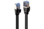 Netzwerk - Kabel - Lindy Cat 6A U/FTP Flat Network Cable - 10m - Schwarz - 10m - 47485