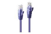 Netzwerk - Kabel - Lindy Cat.6 U/UTP Ethernet Cable - 3m - Lila - 3m - 48124