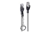 Netzwerk - Kabel - Lindy patch cable - 1 m - grey - Grau - 1m - 47602