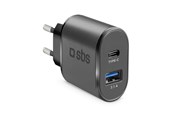 Handys - Adapter und Ladegeräte - SBS 10W Charger - 2.1A - Black - TETRAVUSBTC2AFAST
