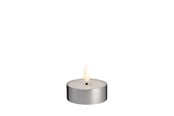Einrichtung - Moods & More LED Melted tealight - Metal silver finish - M12-MS063025