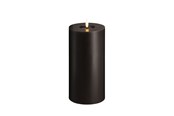 Einrichtung - Moods & More LED pillar candle - Melted Charcoal - 99x200 mm - M31-CC099200