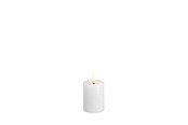 Einrichtung - Moods & More LED pillar candle - Melted Classic white - 49x75 mm - M31-CW049075