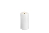 Einrichtung - Moods & More LED pillar candle - Melted Classic white - 74x150 mm - M31-CW074150