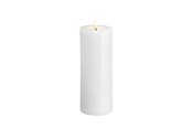 Einrichtung - Moods & More LED pillar candle - Melted Classic white - 74x200 mm - M31-CW074200