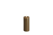 Einrichtung - Moods & More LED pillar candle - Melted Dark sand - 49x125 mm - M31-DS049125