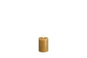 Einrichtung - Moods & More LED pillar candle - Melted Honey mustard - 49x75 mm - M31-HM049075