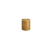 Einrichtung - Moods & More LED pillar candle - Melted Honey mustard - 74x100 mm - M31-HM074100