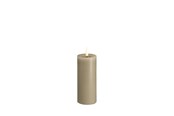 Einrichtung - Moods & More LED pillar candle - Melted Kit grey - 49x125 m - M31-KG049125