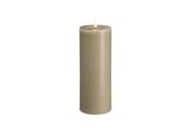Einrichtung - Moods & More LED pillar candle - Melted Kit grey - 74x200 mm - M31-KG074200