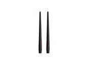 Einrichtung - Moods & More LED taper candle - Slim - Charcoal - 23x300 mm - 2 pcs - M50-CC023300