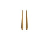 Einrichtung - Moods & More LED taper candle - Slim - Honey mustard - 23x250 mm - 2 pcs - M50-HM023250