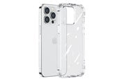 Handys - Cover & Cases - Joyroom Defender Series Case Cover for iPhone 14 Pro Armored Hook Cover Stand Clear (JR-14H2) - 6956116733797