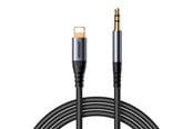 Audio Kabel - Joyroom Audio Transfer Series SY-A06 mini jack 3.5 mm / Lightning cable 1.2 m - black - 6956116773762
